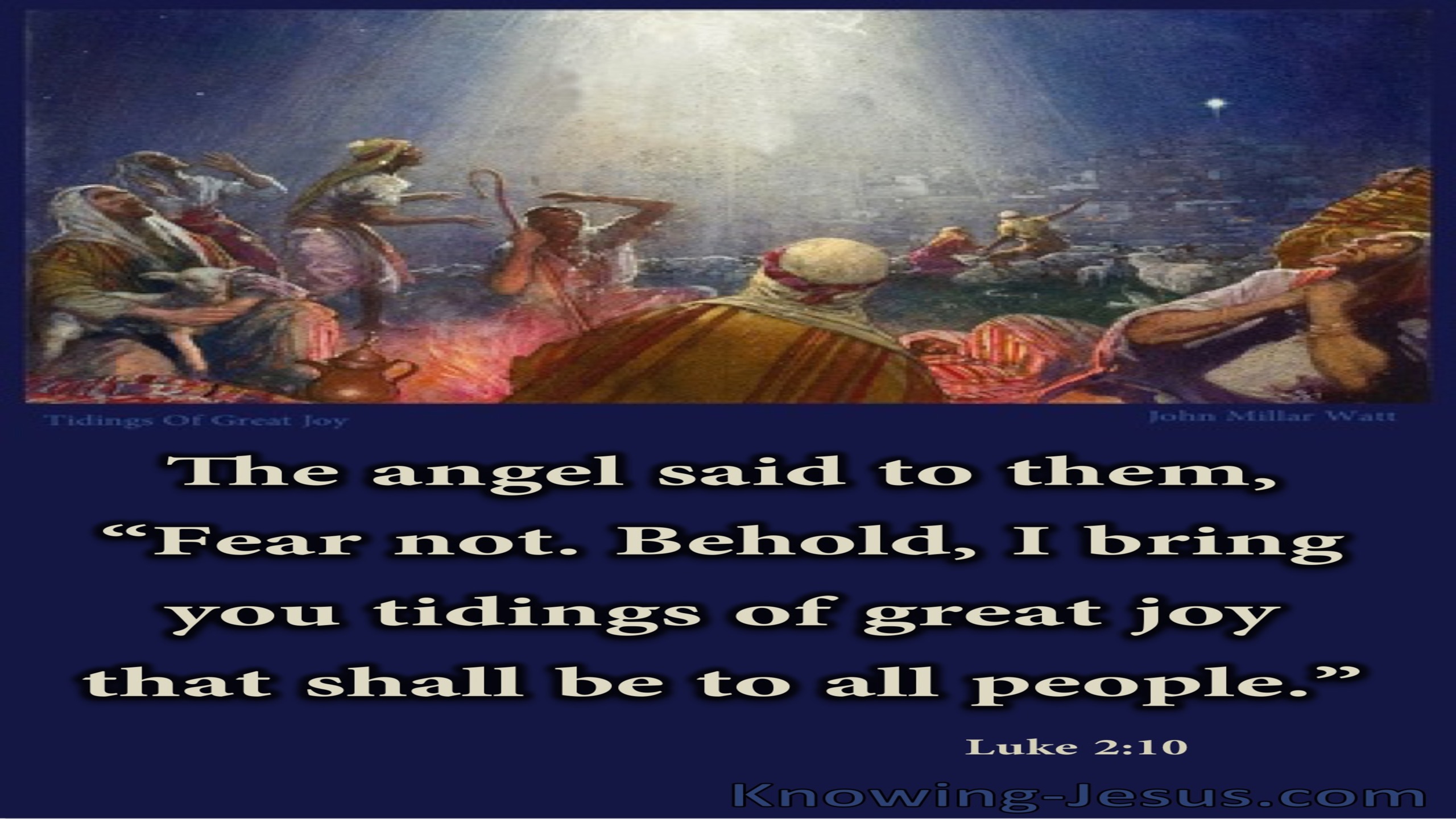 Luke 2:10 Message of Great Joy (devotional)08:27 (navy)